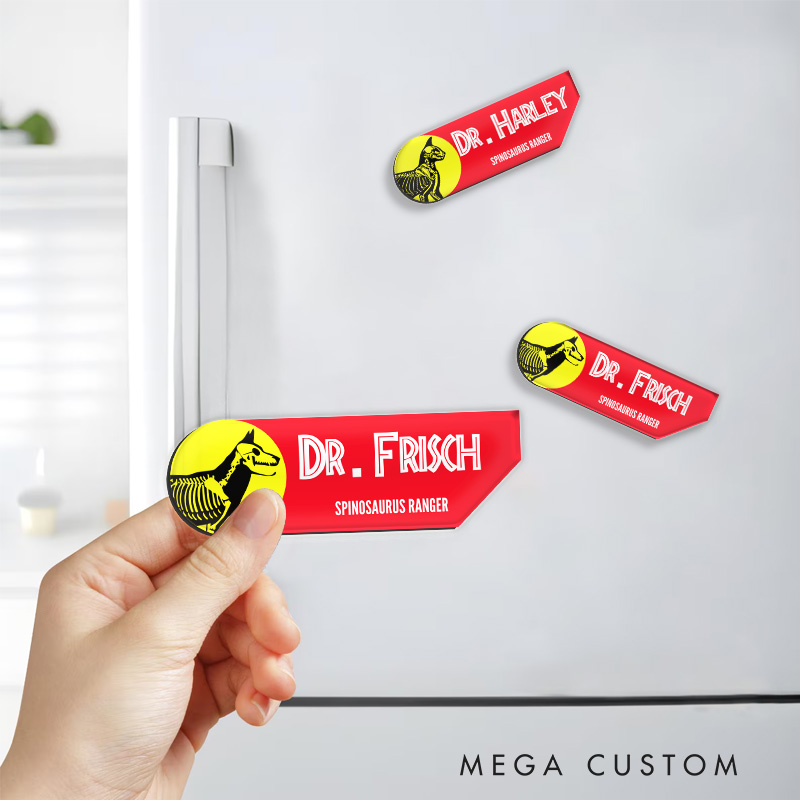 Personalized Dog Cat Lab Tech Movie Fridge Magnets Park Magnets for Movie Lovers 90s Movie Fridge Decal