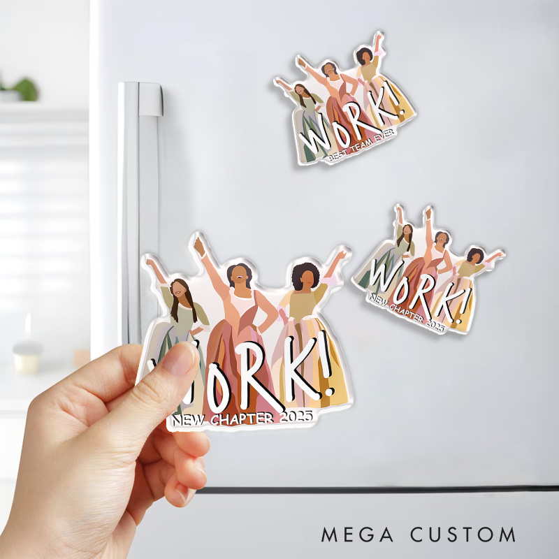 Personalized Work Next Chapter Fridge Magnets for Musical Lover New Job Magnets Musical Fan Fridge Decal New Beginnings