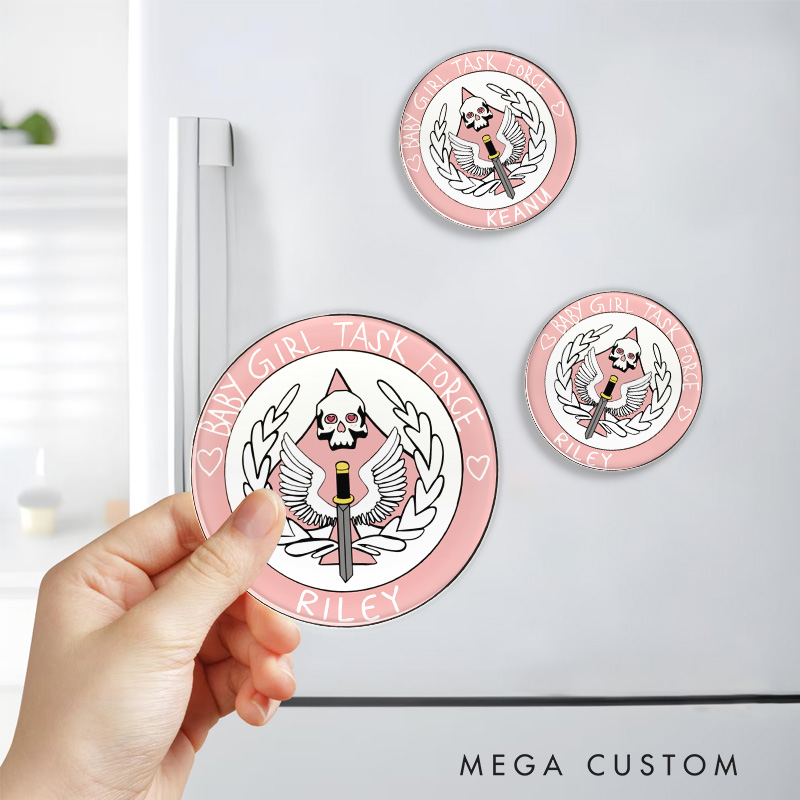 Personalized Girl Modern War of Duty Sign Fridge Magnets Video Game Magnets Geek Gaming Nerd Fridge Decal