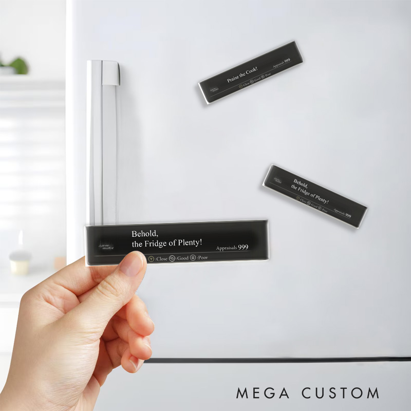 Personalized the Message Funny Gothic Game Fridge Magnets Video Game Magnets Soulslike Fridge Decal Halloween