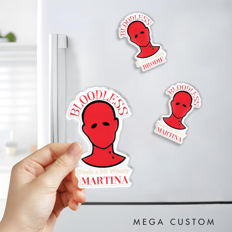 Personalized Bloodless Game Fridge Magnets Vampire Video Game Magnets Fantasy Game Fridge Decal