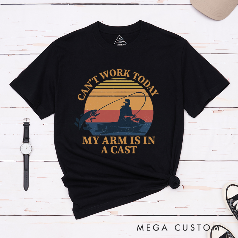 Personalized Funny Sunset Fishing T Shirt for Fishing Lover Great Gift for Dad Husband Grandpa Friends