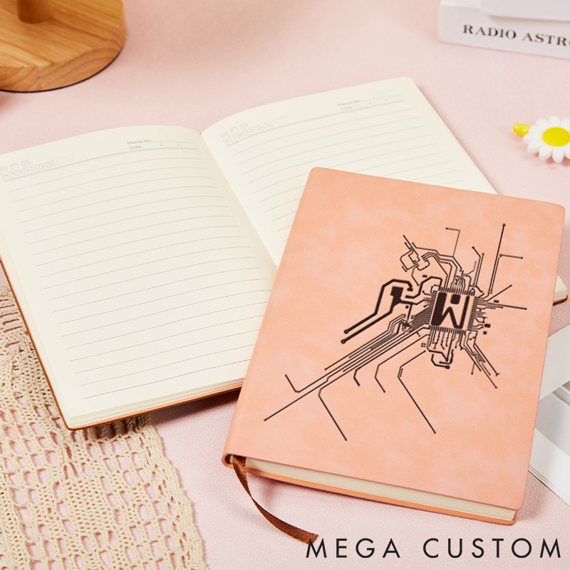 Personalized Tech-Inspired Notebook Engineer Programmer Technology Lovers Gift for Geek Nerd