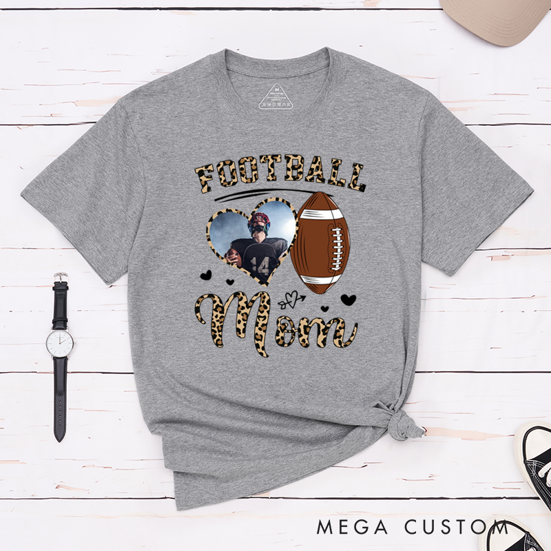 Personalized American Football and Rugby T-Shirts Featuring Custom Name on the Sleeve - It’s a Football Kinda Day