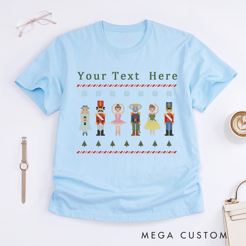 Personalized Dance Ballet T-Shirt Custom Name Gift for Boys Girls Unisex Holiday Dance Outfit Unique Present for Ballet Lovers