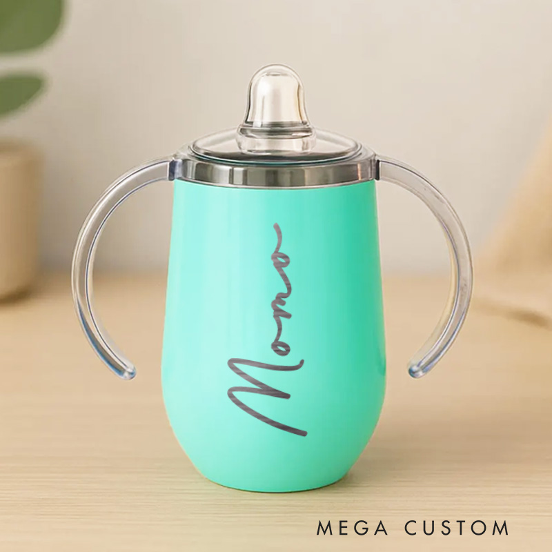 Personalised Sippy Cup with Name Baby Training Cup Baby Birthday Gif Baby Boy or Girl Gift