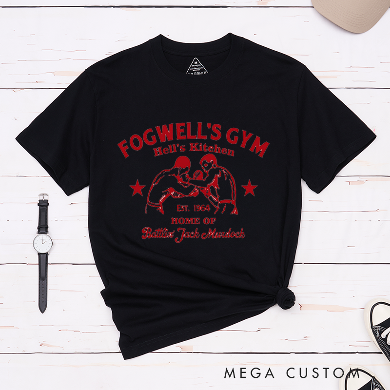 Personalized Vintage Boxing T-Shirt with a Classic Boxing Match Graphic for Fitness Enthusiasts Bodybuilders and Gym Lovers