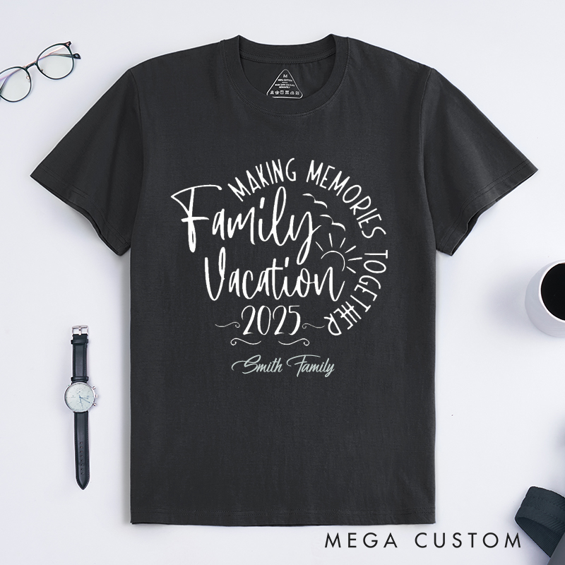 Personalized Family Vacation Classic T-Shirts Traveling Lovers Shirt Gift for Travel Lovers Family Holiday Tshirt