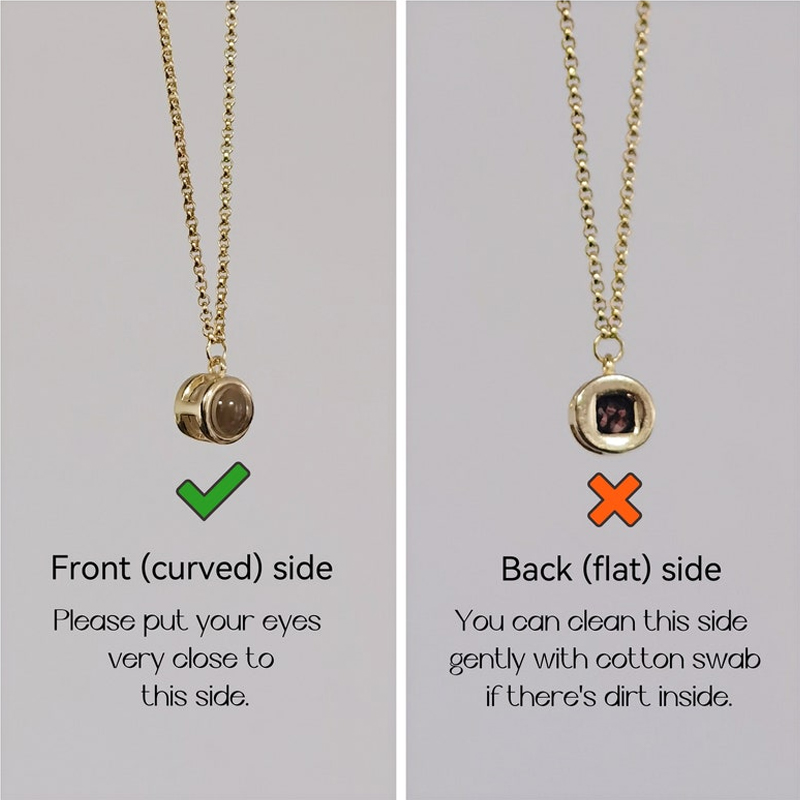 Personalized Photo Projection Bracelet Photo Memorial Bracelet for Loss of Loved One Sympathy Gift Picture Inside Bracelet Remembrance Gift