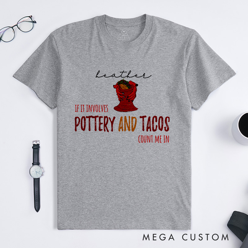 Personalized Funny Pottery Gift Classic T-Shirts For Pottery Maker Gift For Mom Pottery Lover Gift Pottery Artist Shirt