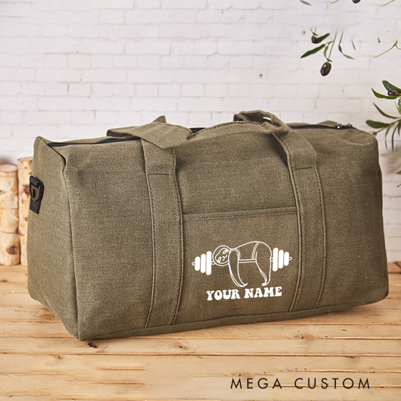 Personalized Gym Duffle Bag Spacious Durable for Gym Lover Carrying Workout Gear or Travel Essentials