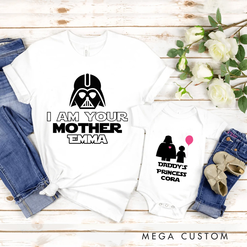 Personalized Our Little Princess Matching T-Shirts Family Funny Party Matching Tshirt for Movie Lovers Family Reunion