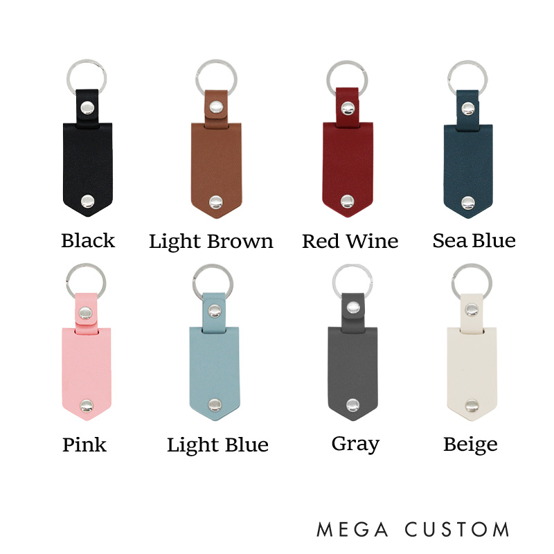 Personalized Gym Lover Weightlifting Minimalist Design with Photo for Keys Gym Bags Leather Keychain