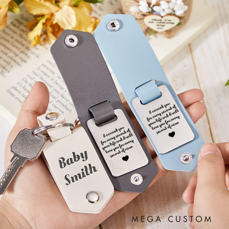 Personalized Miscarriage Keychain Loss of Pregnancy Gift Baby Loss Remembrance Keychain Miscarriage Keyring Baby Memorial Gift