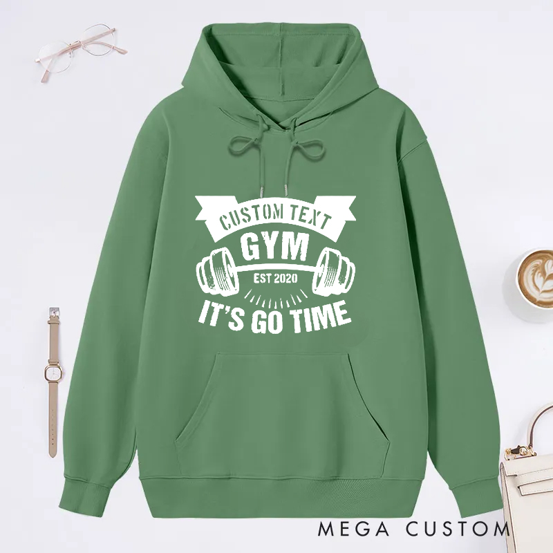 Personalized Gym Classic Hoodies with Motivational Gym Theme for Fitness Enthusiasts Bodybuilders and Gym Lovers