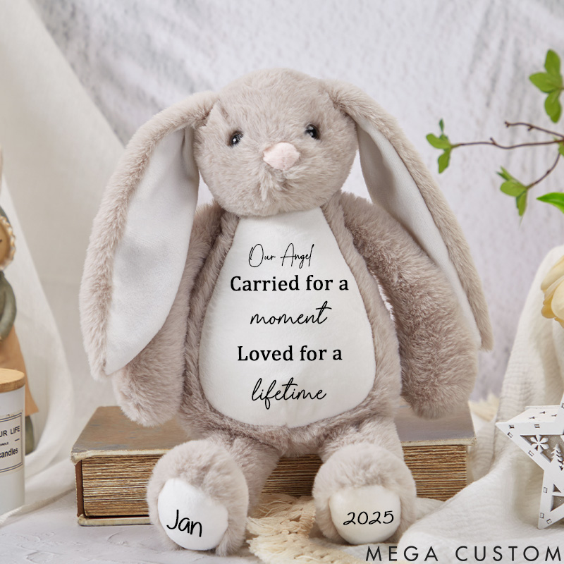 Personalized Miscarriage Bunny Baby Loss Keepsake Bauble Still Born Gifts Angel Baby Keepsake Remembrance Sympathy Gift