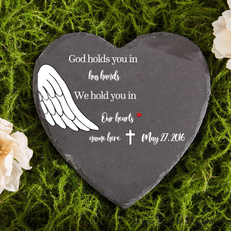 Personalized Memorial Stone Miscarriage Stillborn Memorial Gift Baby Remembrance Stone Infant Loss Gift Angel Baby Keepsake