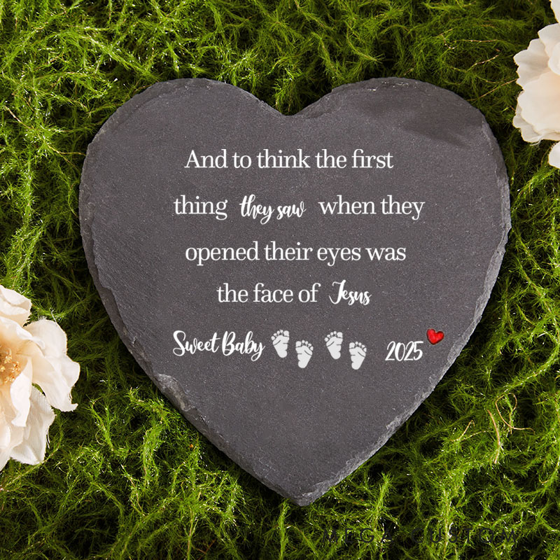 Personalized Miscarriage Memorial Garden Stone Baby Miscarriage  Garden Marker Infant Loss Gift Stillborn Keepsake Sympathy Gift