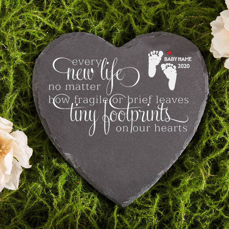 Personalized Miscarriage Memorial Stone Baby Loss Sympathy Gift Custom Name Memorial Garden Stone for Loss of Baby Infant Loss Gift Keepsake