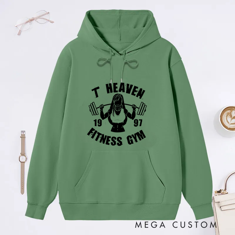 Personalized Gym Classic Hoodies with Inspiring Graphic for Fitness Enthusiasts Bodybuilders and Gym Lovers