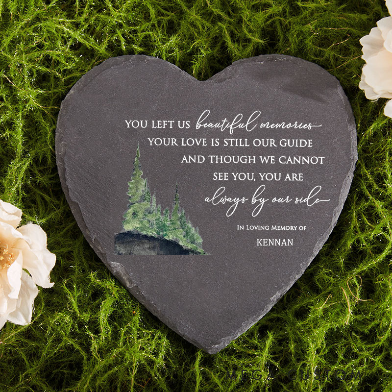 Personalized Memorial Stone Sympathy Gift for Loss of a Loved Remembrance Stone for Memorial Garden in Loving Memory Gift Custom Funeral Gift