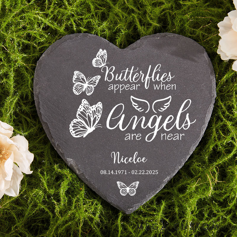 Personalized Memorial Garden Stone Bereavement Grief Loss Memorial Remembrance Loved Ones Home Garden Decor Keepsake