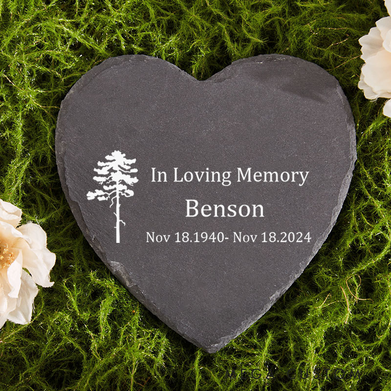 Personalised Memorial Garden Sympathy Gifts for Loss of Loved One Memorial Garden Slate Marker in Memory of Loved One Gifts Bereavement Gift