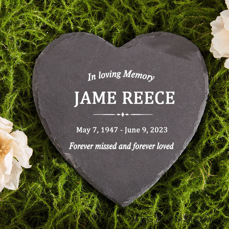 Personalized Memorial Stone for Loss of Loved One in Loving Memory Memorial Stone Loved Ones Memorial Plaque Sympathy Gift Tribute