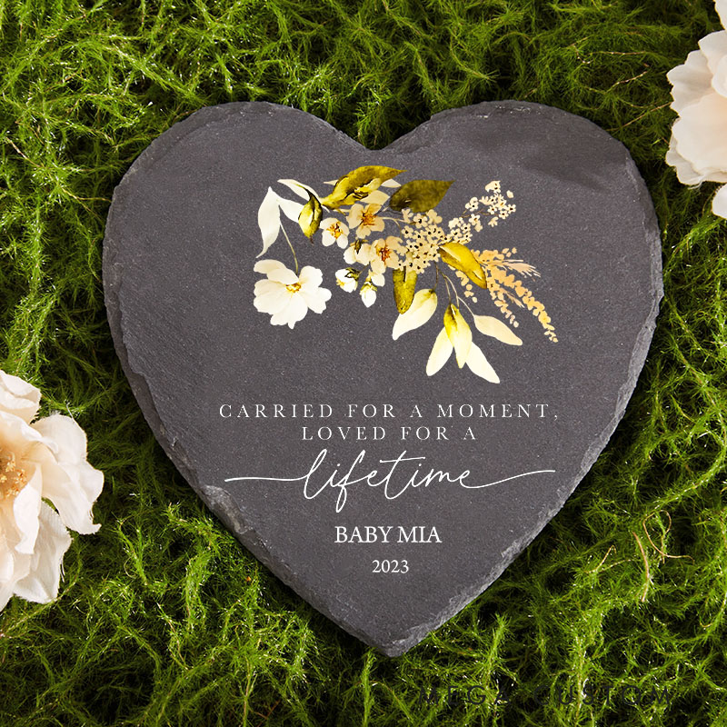 Personalized Baby Loss Memorial Stone Miscarriage Keepsake Gift Remembrance Garden Stone Funeral Gift Loss of Baby Infant Loss Sympathy Gift 