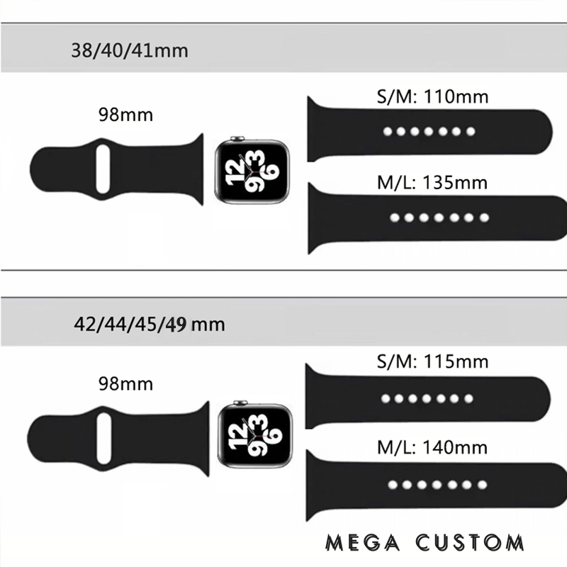 Personalized Firefighter Themed Apple Watch Band Custom Name Watch Band