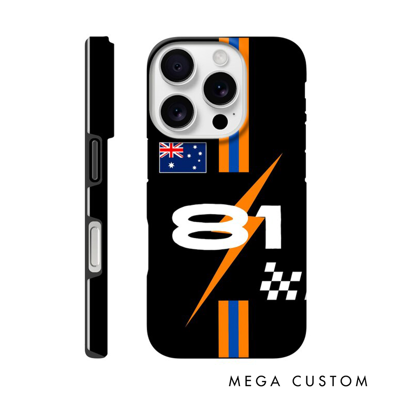 Personalized Number Formula Racing iPhone Case Custom Car Lovers iPhone Case