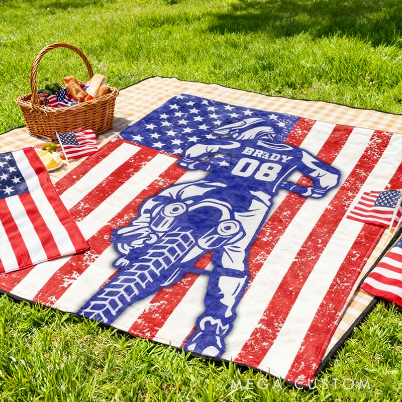 Personalized Blankets And Throws Dirt Bike Gifts Motocross Gifts Christmas Gifts For Men Gifts For Motorcycle Lovers