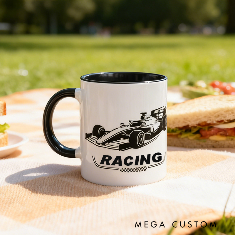 Personalized Racing Mug Custom Name Mug Xmas Gift