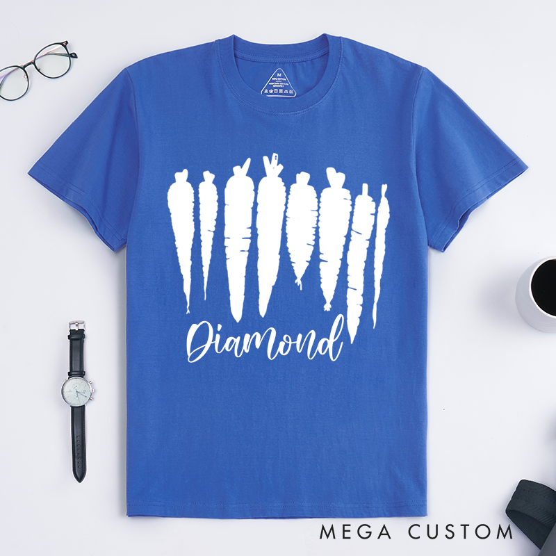 Personalized Carrot Classic T-Shirts Food Shirt Vegetable Shirt Foodie Gift Gardening Gift Farmer Gift Plant Lover Gift