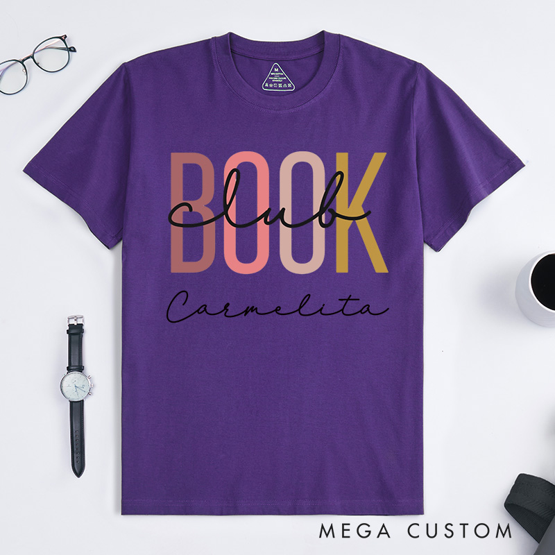 Personalized Book Club Classic T-Shirts Booktrovert Shirt Book Lover Shirt Bookish Gift Book Lover Gift Funny Reading Shirt Reader Gift