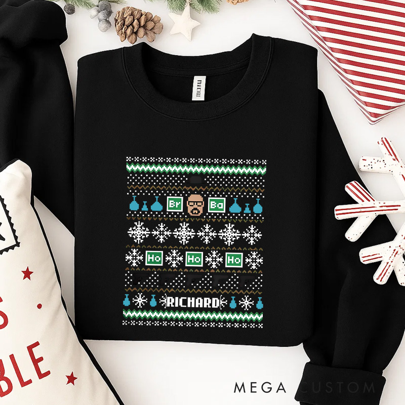 Personalized Breaking Christmas Movies Classic Sweatshirt Christmas TV Serious Crewneck Movie Holiday Shirt