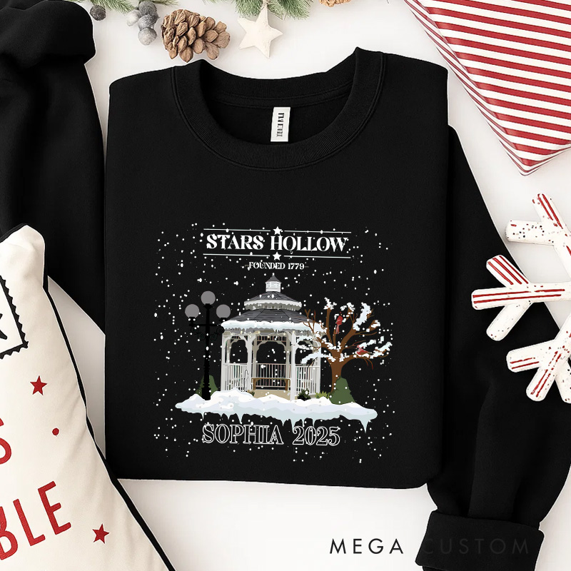 Personalized Hollow Movie Christmas Classic Sweatshirt Christmas Film Crewneck Movie Holiday Shirt