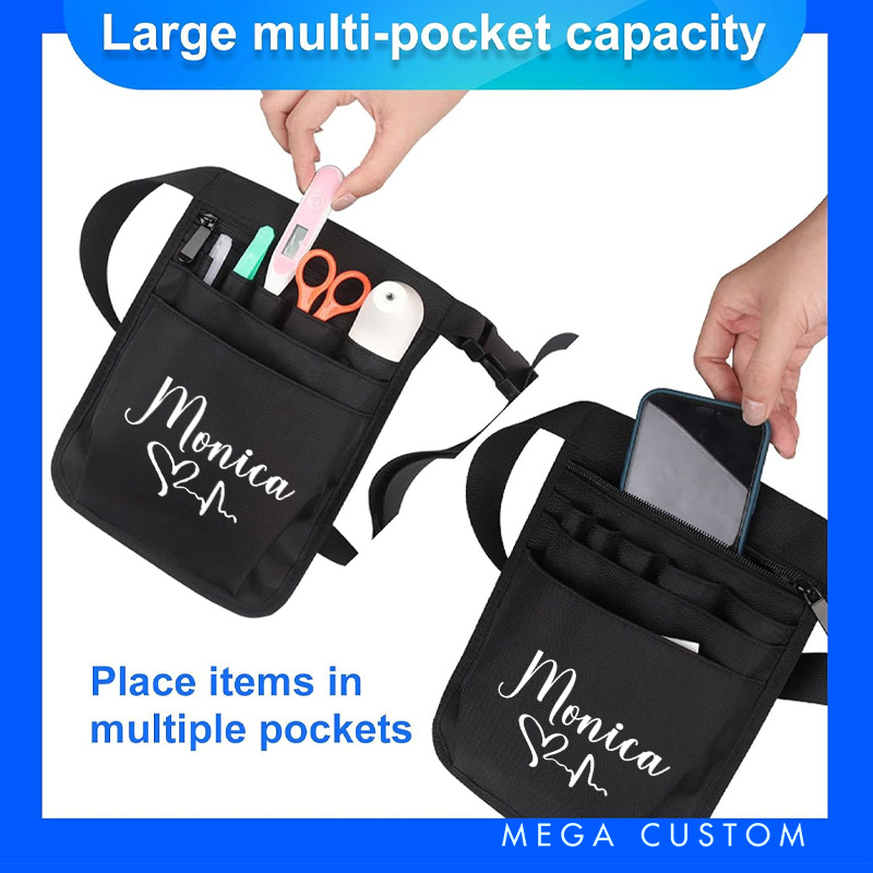 Personalized Nurse Tool Belt Nurse Waist Bag Nurse Fanny Pack Organizer Belt Nurse Hip Pack Nurse Assistant Gift 