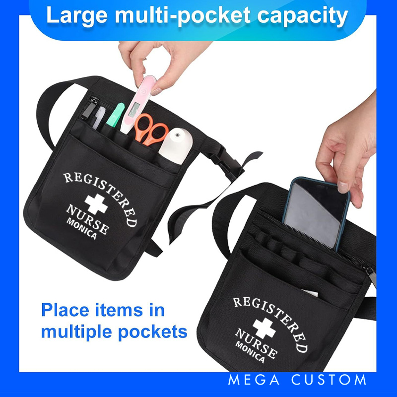Personalized Nurse Tool Belt Nurse Waist Bag Nurse Fanny Pack Organizer Belt Nurse Hip Pack Nurse Assistant Gift 