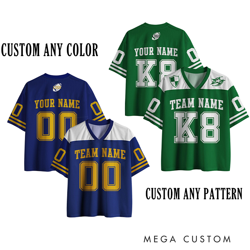 Personalized Team Jersey with Custom Name and Number Design in Multiple Color Options