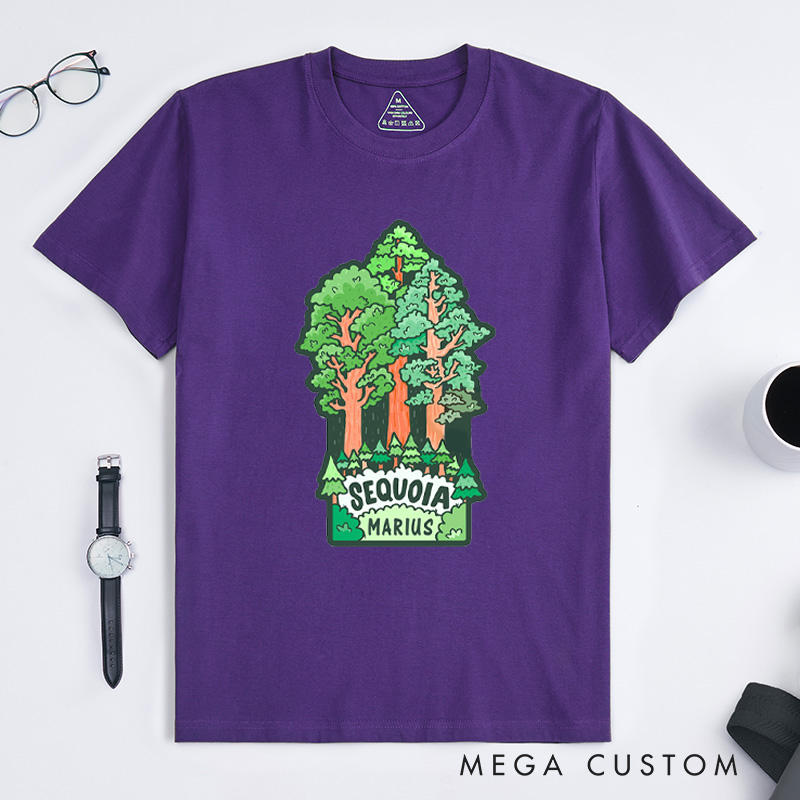 Personalized Hiker Girl T-Shirt Camping Adventure T-Shirt for Wanderlust Nature Travelers Outdoors Lover Gift