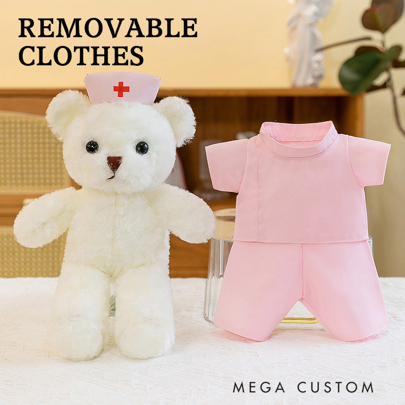 Personalized Nurse Graduation Bear Custom Nurse Teddy Bear Graduation Bear Graduation Keepsake Gift for Doctor and Nurses