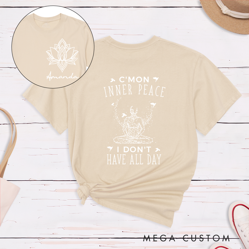 [Copy]Personalized Spiritual T-Shirt Meditation and Self-Love Design Yoga T-Shirt Perfect Gift for Yoga Lover and Meditation