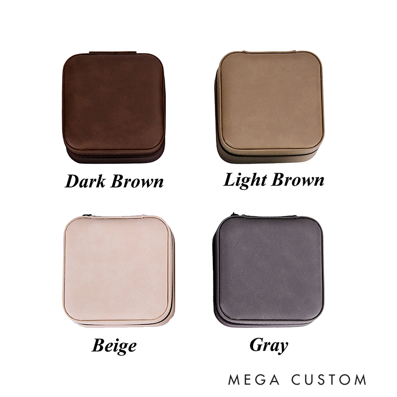 Personalized Life is Better at the Beach Jewelry Box for Traveling Lovers Travel Jewelry Box Leather Jewelry Case