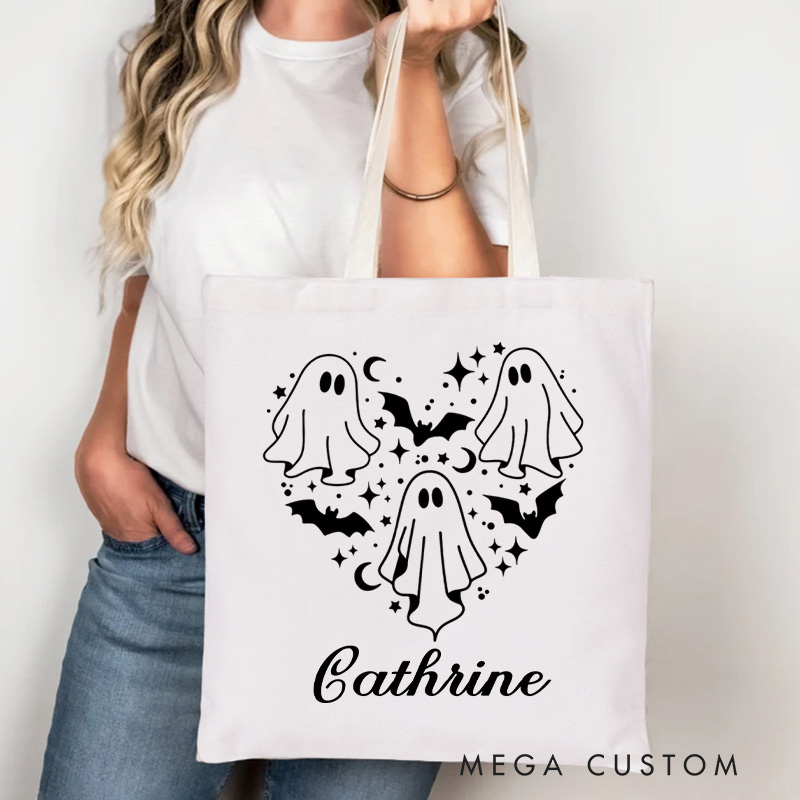 Personalized Well Read Witch Tote Bag Custom Witch Book Bag with Name Scary Book Club Bag Book Lover Gift Reader Gift Halloween Gift