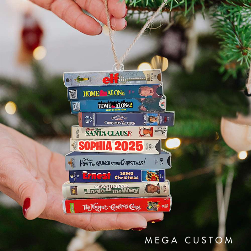 Personalized Classic Christmas Movies Acrylic Ornament Movie Christmas Gift Film Xmas Gift Christmas Decor