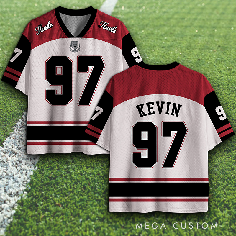 Personalized Sports Jersey with Custom Name and Number Design  