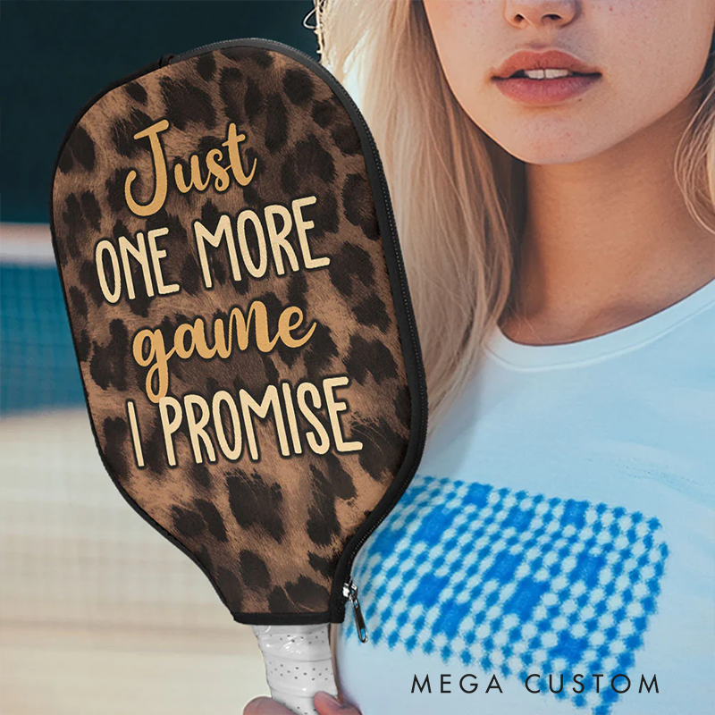 Personalized Pickleball Paddle Covers with Custom Name and Fun Design