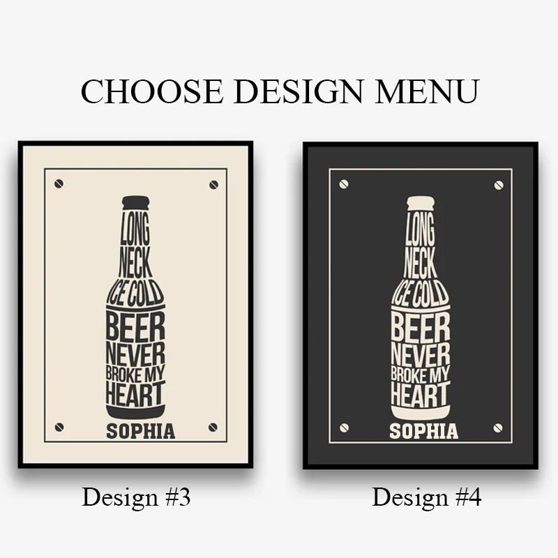 Personalized Luke Combs Inspired Contemporary Wall Art Print Without Frame Posters