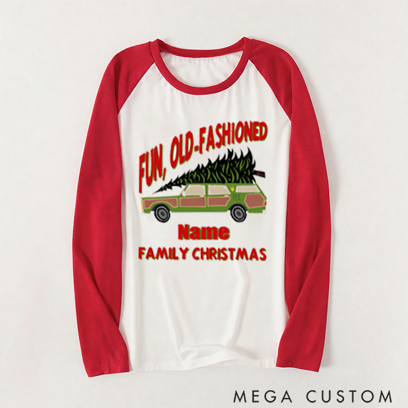 Personalized Family Christmas Pajamas for Enjoying a Fun Old-Fashioned Holiday with Classic Charm